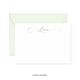 Allison Calligraphy Classic Printed Note