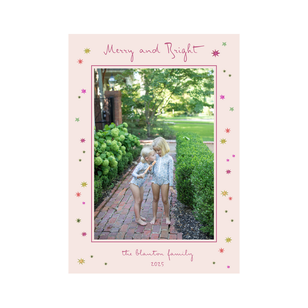 Angela Medium Classic Printed Holiday Card