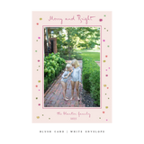 Angela Medium Classic Printed Holiday Card