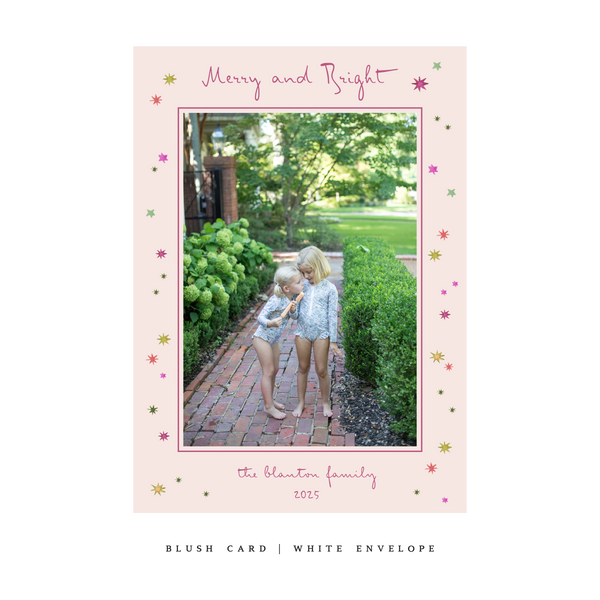 Angela Medium Classic Printed Holiday Card