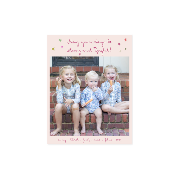 Angela Small Classic Printed Holiday Card