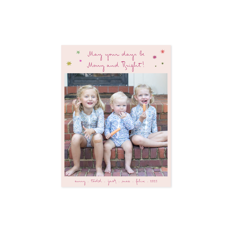 Angela Small Classic Printed Holiday Card