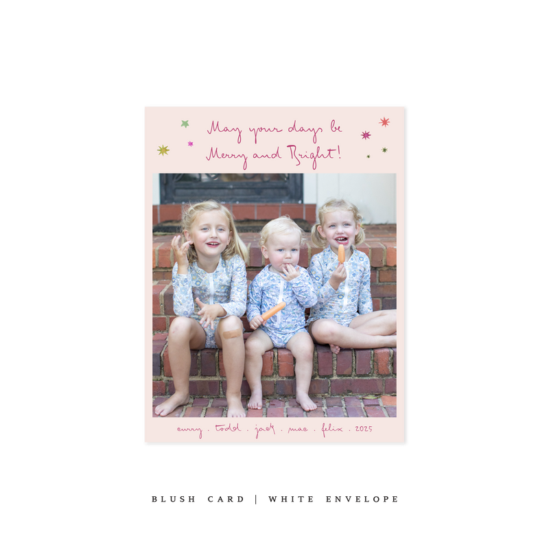 Angela Small Classic Printed Holiday Card