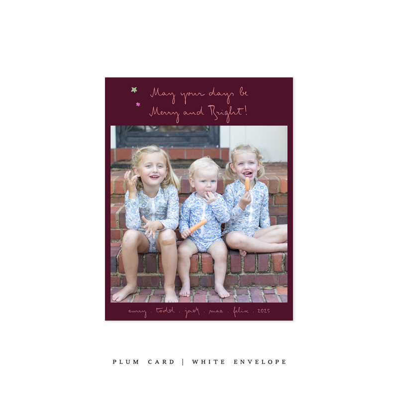 Angela Small Classic Printed Holiday Card