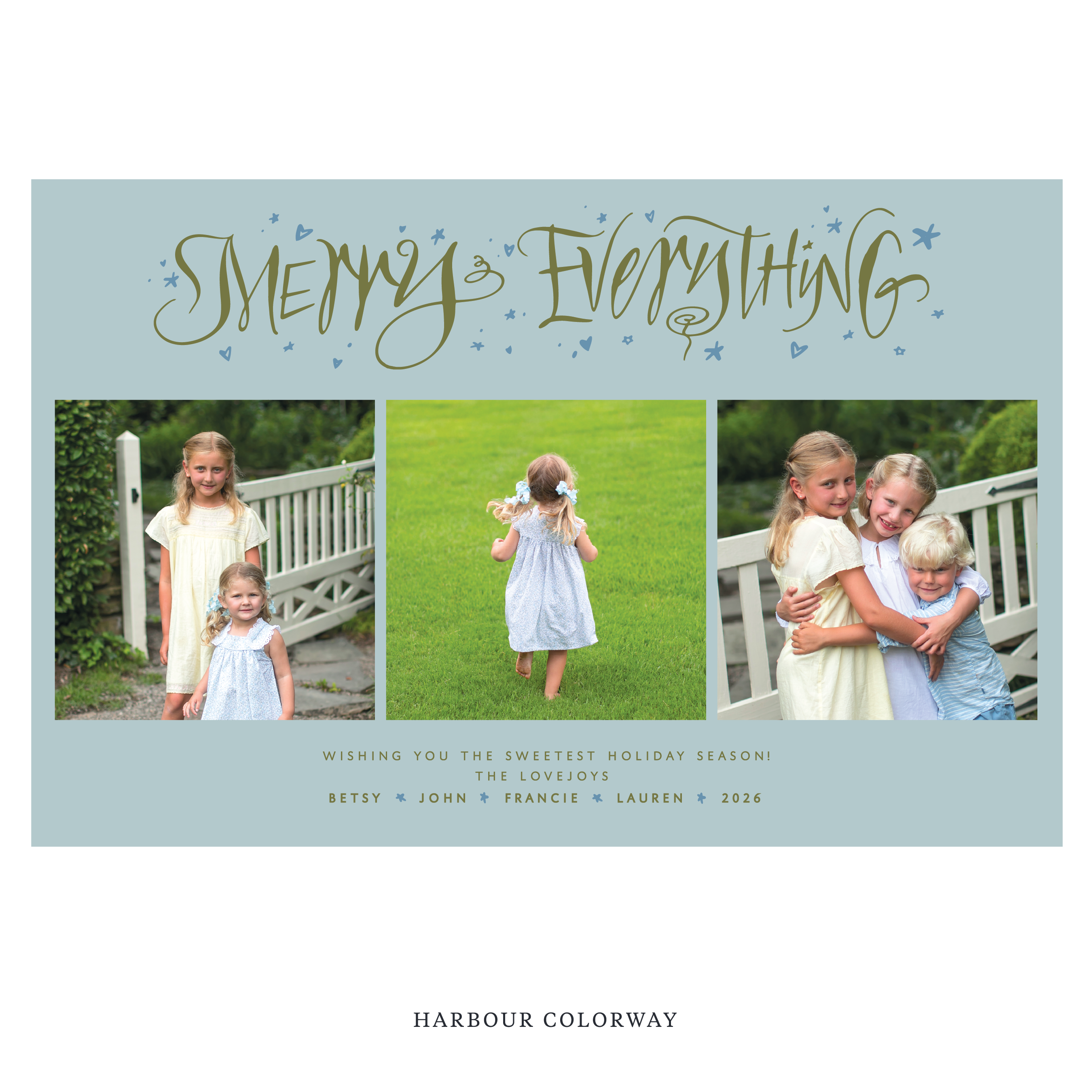 Ansley Digital Photo Holiday Card, Extra Large