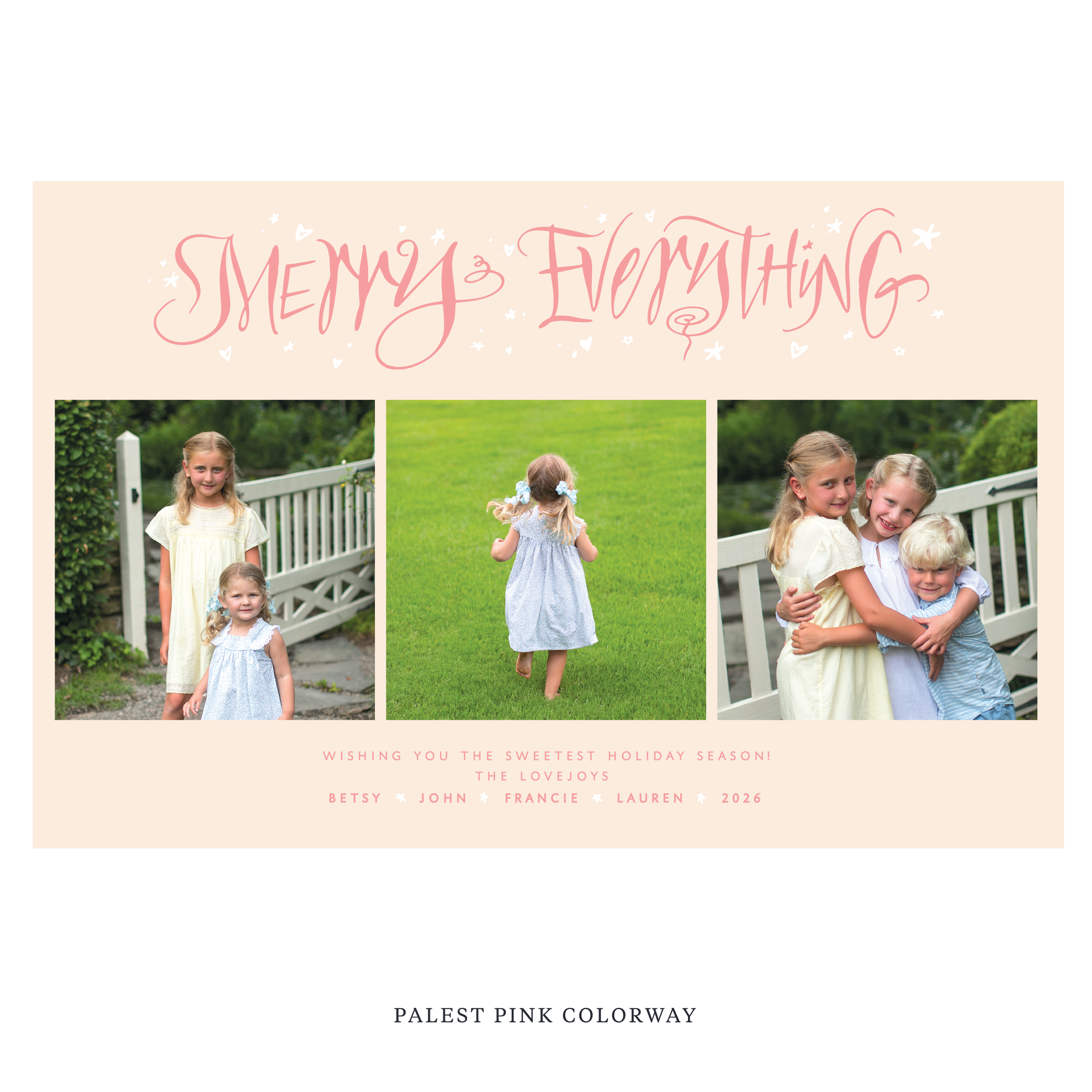 Ansley Digital Photo Holiday Card, Extra Large