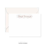 Ansley Calligraphy Classic Printed Note