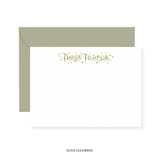 Ansley Calligraphy Classic Printed Note