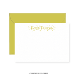 Ansley Calligraphy Classic Printed Note