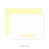 Ansley Calligraphy Classic Printed Note