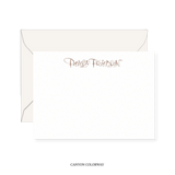 Ansley Calligraphy Classic Printed Note