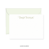 Ansley Calligraphy Classic Printed Note
