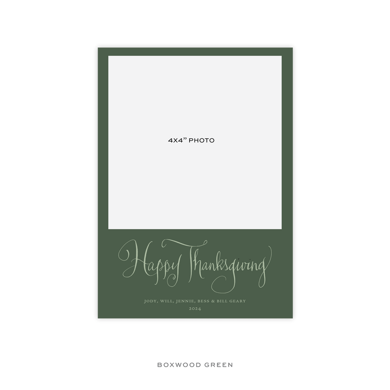 The Ardwick Thanksgiving Card