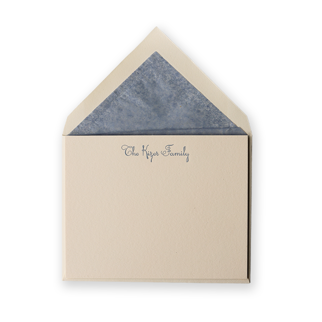 Martin Engraved Note with Tissue Liner