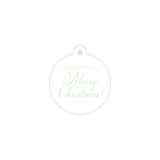 The Frances Merry Little Christmas Circle Tag