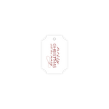 The Eliza Merry Christmas With Love Mini Tag