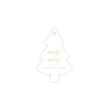 The Pierre Merry Christmas Tree Tag