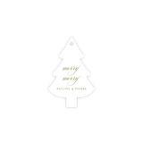 The Pierre Merry Christmas Tree Tag