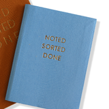 Noted. Sorted. Done. Notebook