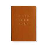 Noted. Sorted. Done. Notebook