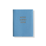 Noted. Sorted. Done. Notebook