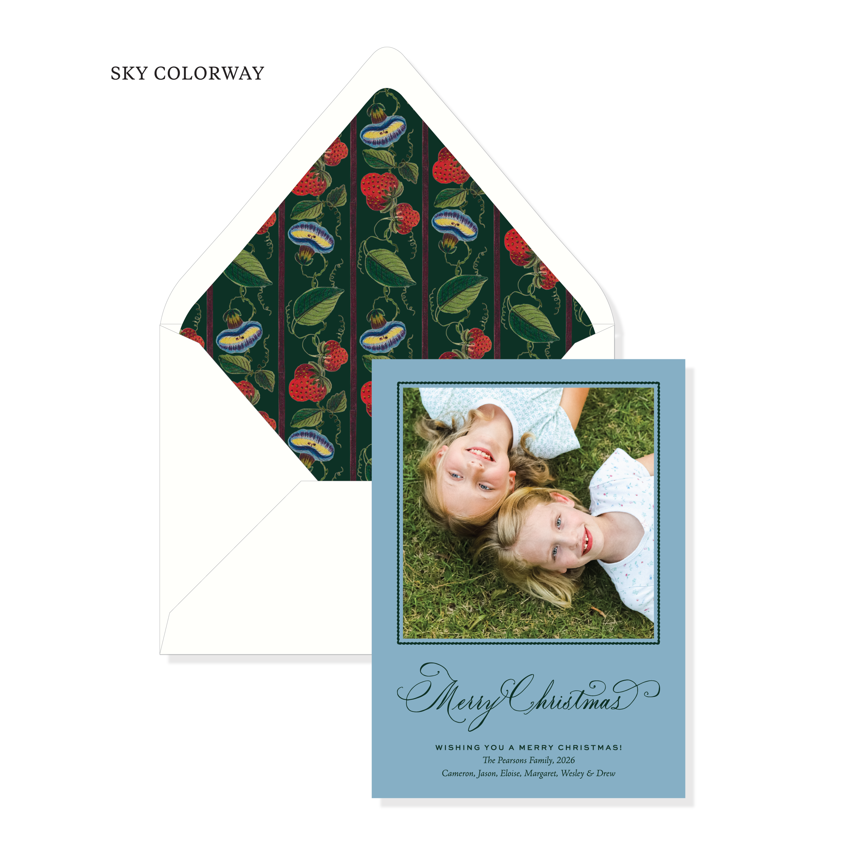 Attingham Garden Classic Printed Holiday Card