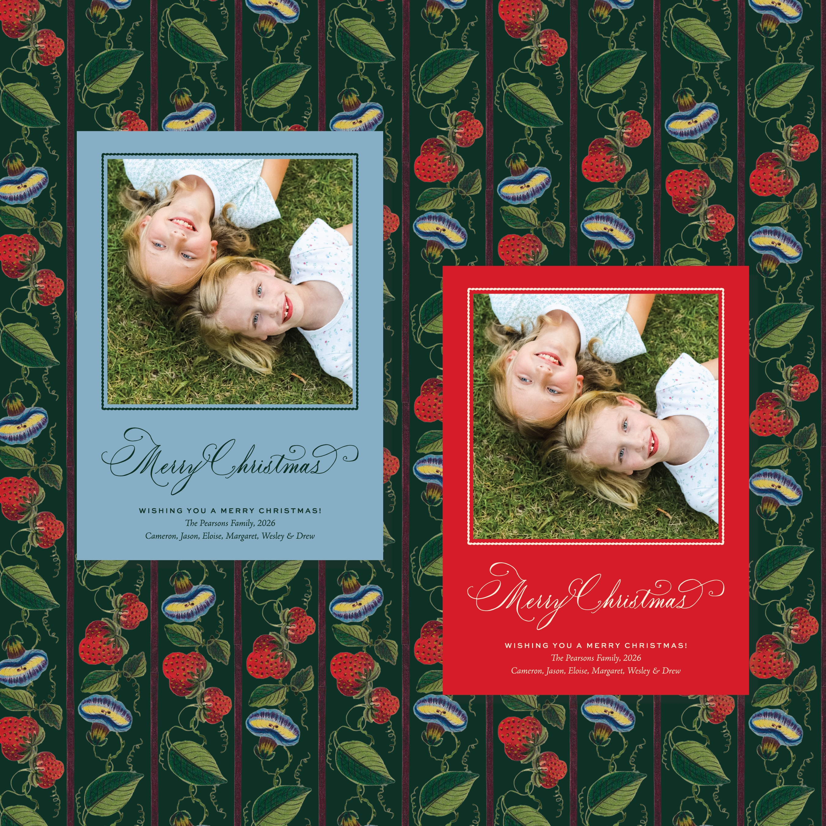 Attingham Garden Classic Printed Holiday Card