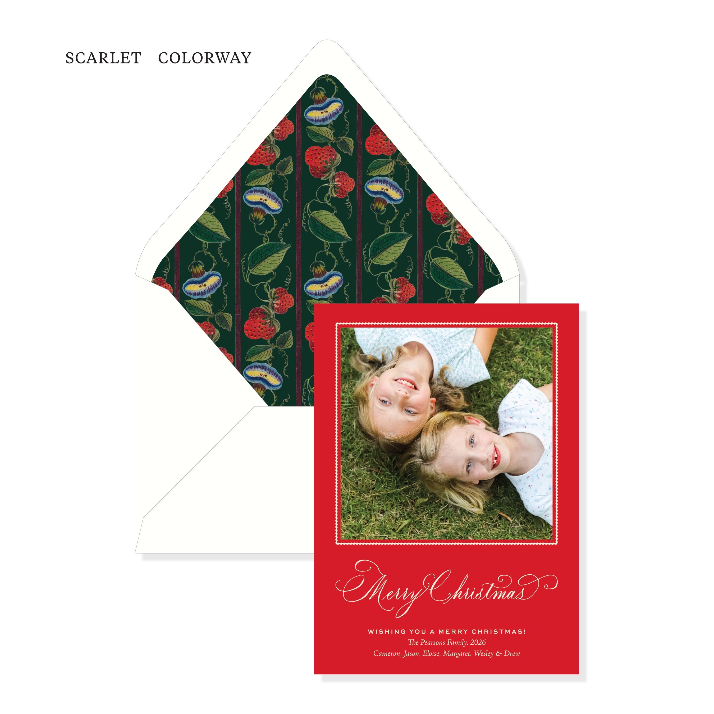 Attingham Garden Classic Printed Holiday Card