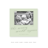 Atwood Classic Printed Small Square Holiday Card