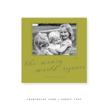 Atwood Classic Printed Small Square Holiday Card