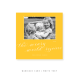 Atwood Classic Printed Small Square Holiday Card