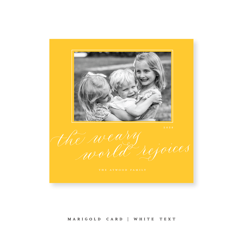 Atwood Classic Printed Small Square Holiday Card
