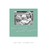 Atwood Classic Printed Small Square Holiday Card