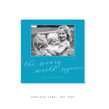 Atwood Classic Printed Small Square Holiday Card