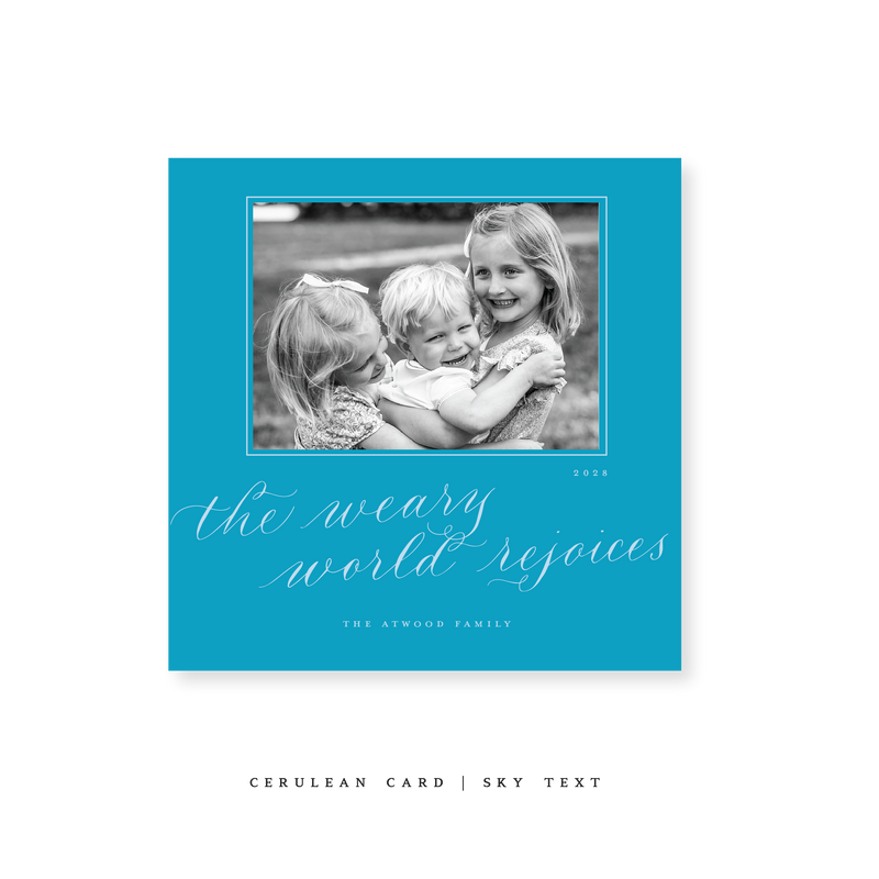 Atwood Classic Printed Small Square Holiday Card