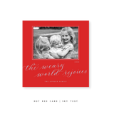 Atwood Classic Printed Small Square Holiday Card