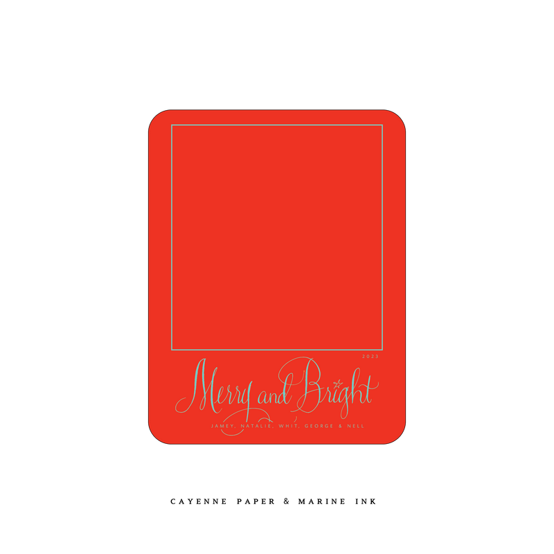 Aurora Small Luxe Holiday Card