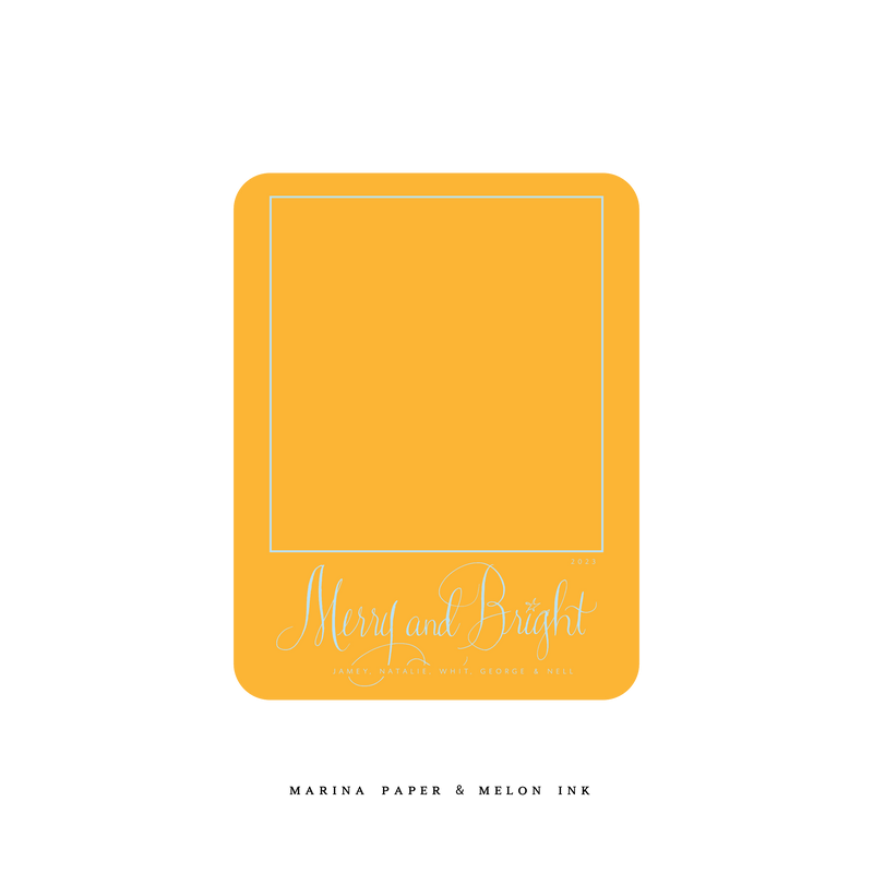 Aurora Small Luxe Holiday Card