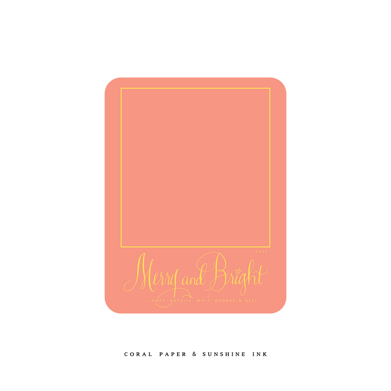 Aurora Small Luxe Holiday Card