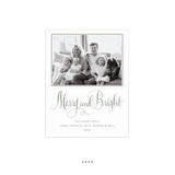 Aurora Engraved Small Holiday Card