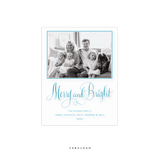 Aurora Engraved Small Holiday Card
