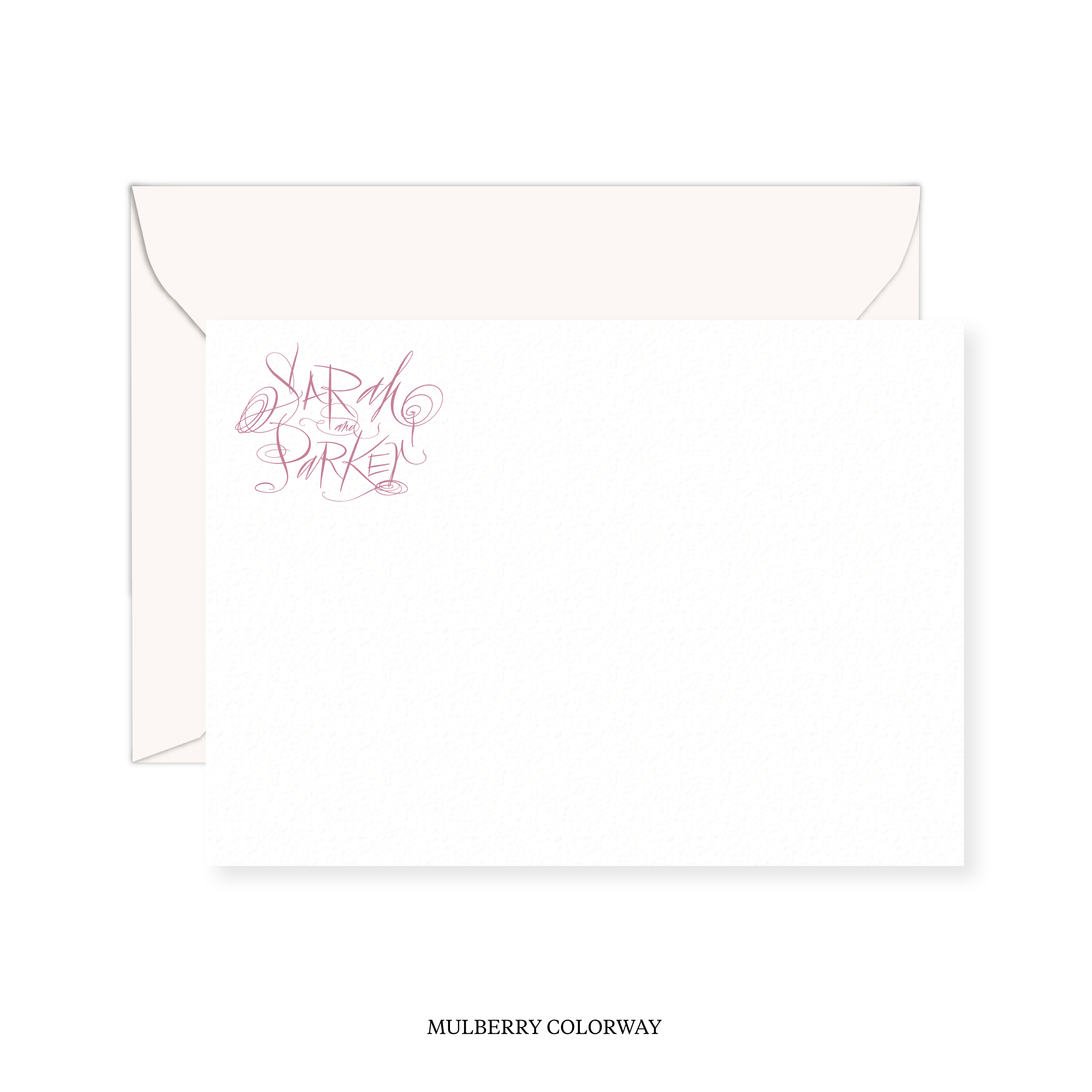Austen Calligraphy Classic Printed Note