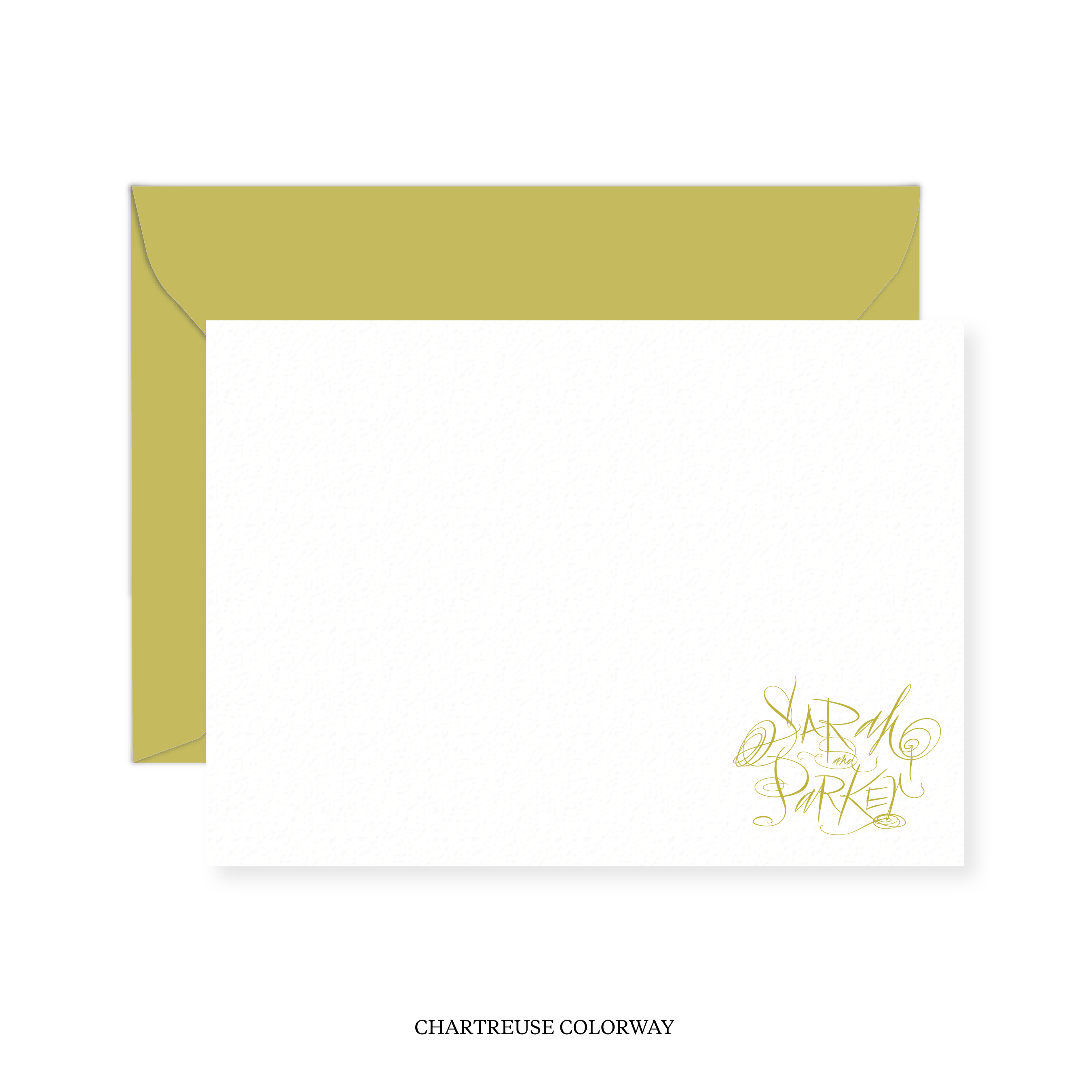 Austen Calligraphy Classic Printed Note