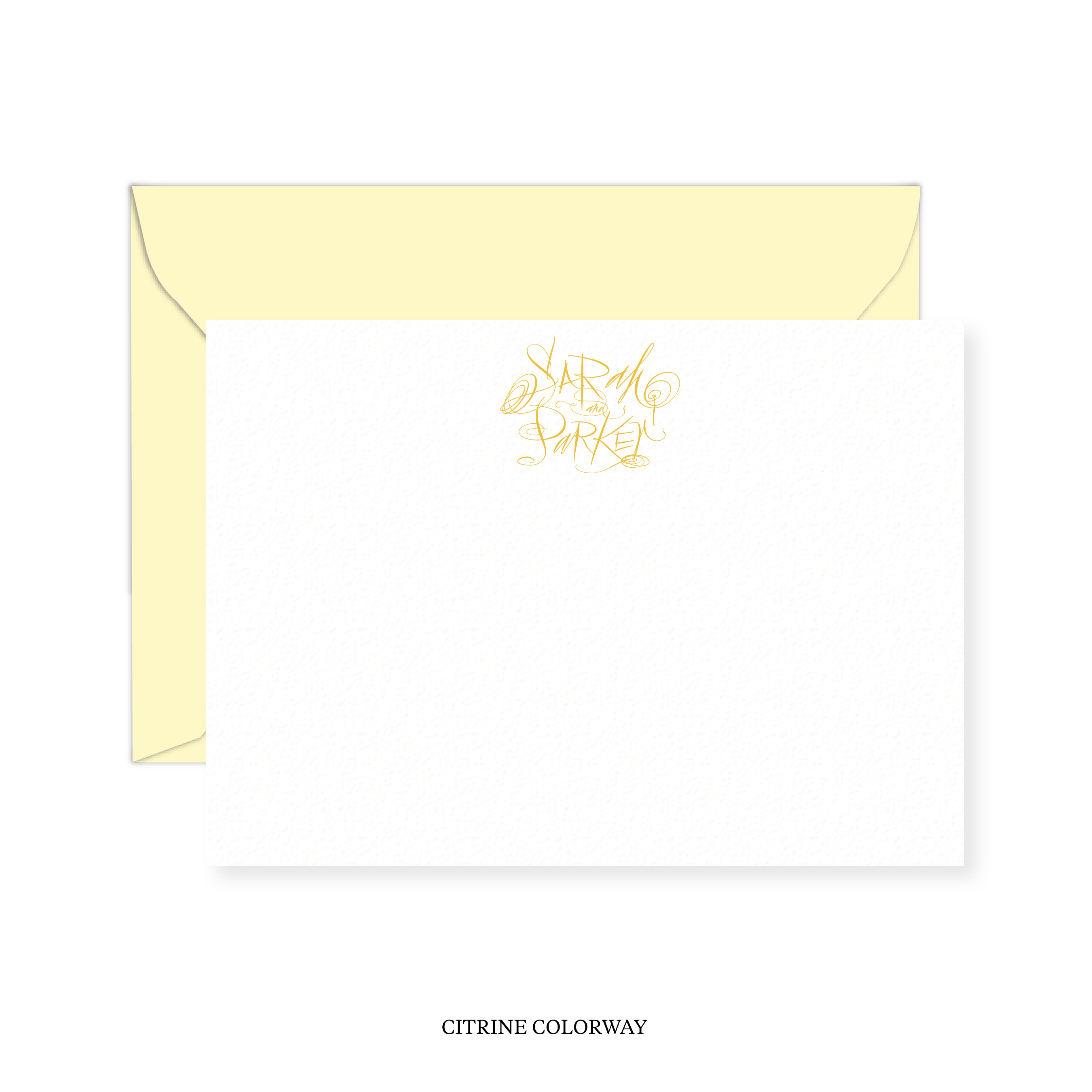 Austen Calligraphy Classic Printed Note