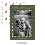 Bishop Engraved Medium Holiday Card