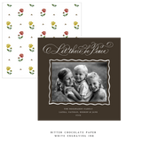 Bishop Engraved Small Square Holiday Card