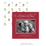 Bishop Engraved Small Square Holiday Card