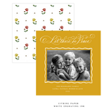 Bishop Engraved Small Square Holiday Card