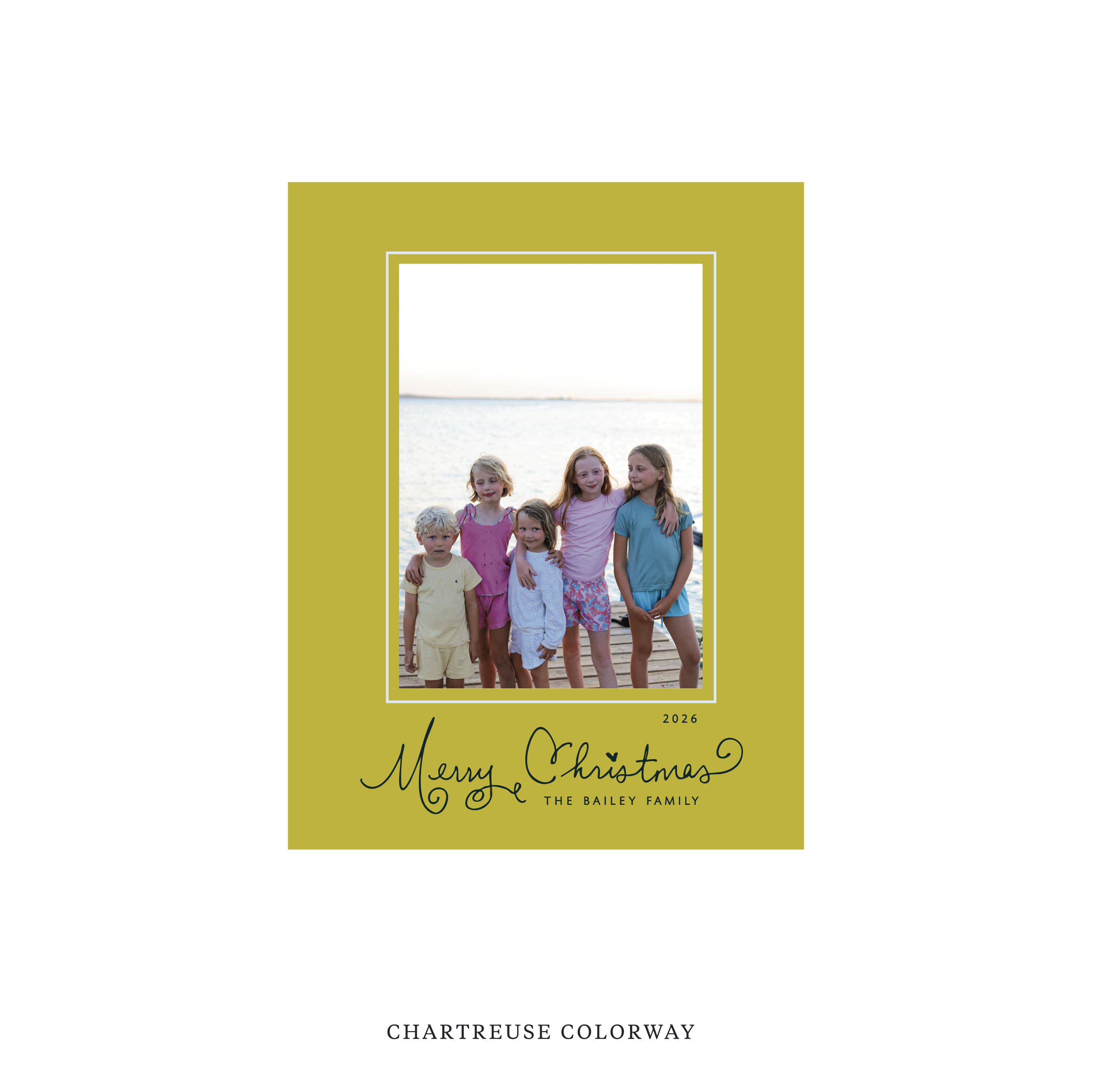 Sinclair Classic Flat Print Holiday Card, Small