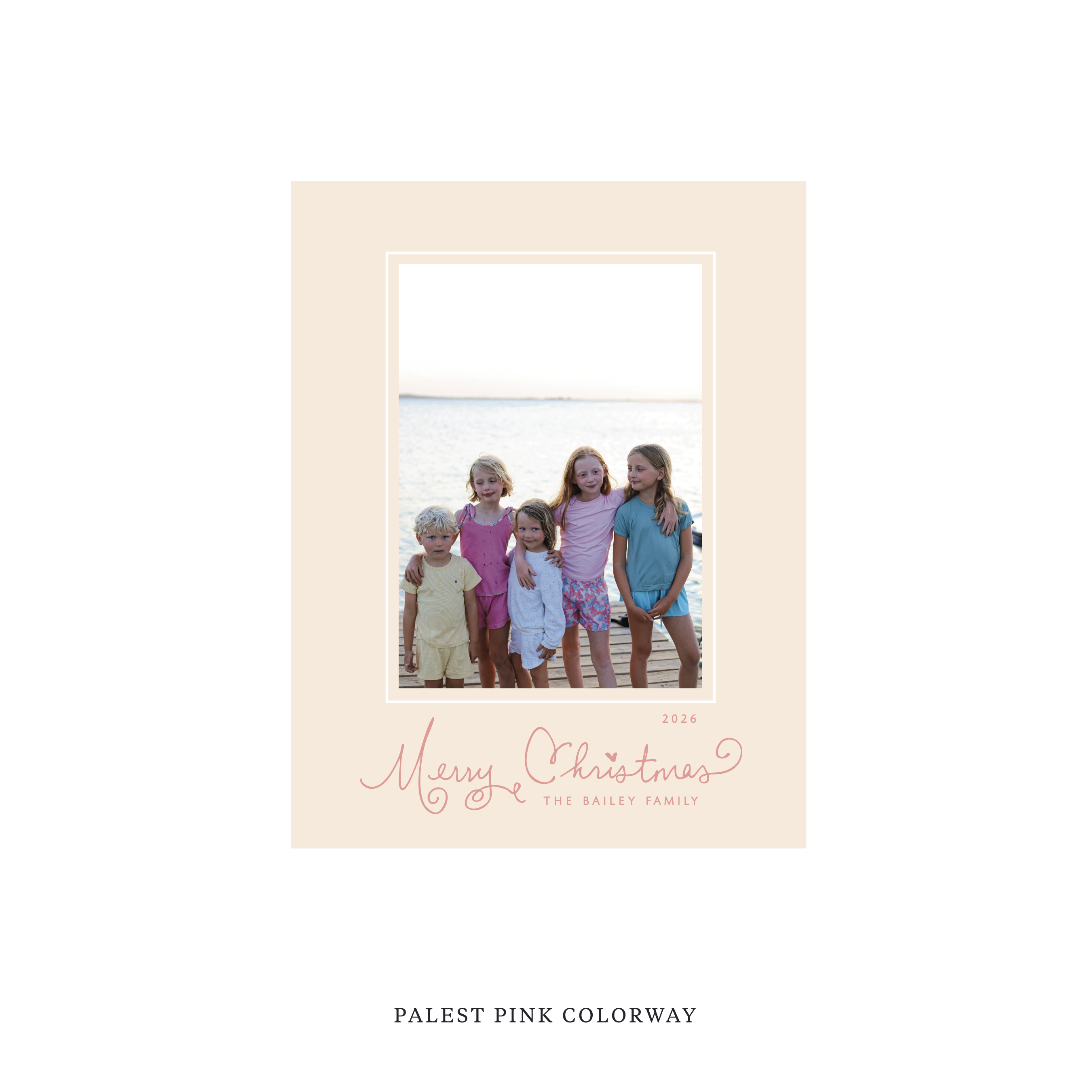 Sinclair Classic Flat Print Holiday Card, Small